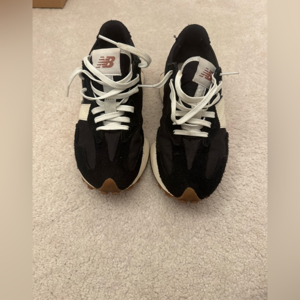 New Balance Black and White Athletic Shoes